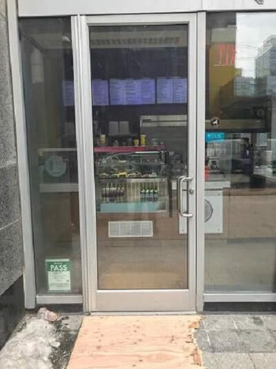 Aluminum Storefront Door