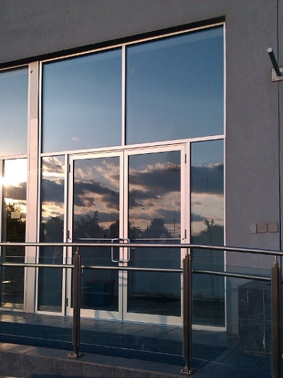 Aluminum Storefront Double Door