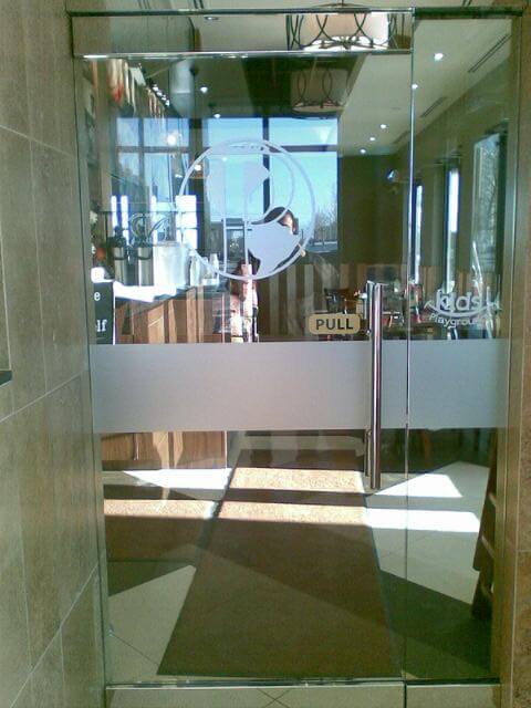 Glass Door Installaion -Framless