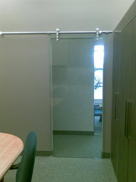 Glass Door Installation - Frameless