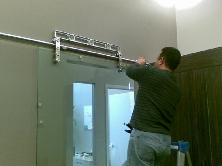 Glass Door Installation- Framless Sliding